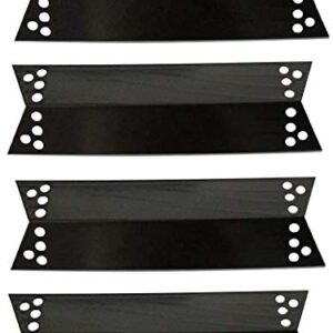 Hongso 15 Inches Porcelain Steel Grill Heat Plates for Charbroil 463411911, 463411512, Kenmore Sears, K-Mart, Nexgrill, Tera Gear Model Grills, 4-Pack PPZ681