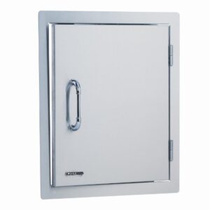 bull outdoor products 89975 stainless steel single vertical door