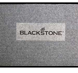 Blackstone Griddle Accessories Grill Splatter Mat (43.5" x 30.5"), 5036, Under The Grill Mat for Patio & Deck Protection – Outdoor BBQ Grilling Barbecue Pad for Gas Grill, Garage, Black.