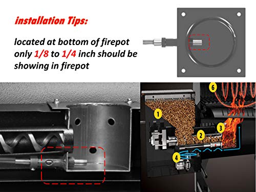 WAITCOOK Hot Rod Ignitor Kit Replace KIT0255 for D2 Traeger Wood Pellet Grill Pro 575/780,Ironwood 650/885 igniter