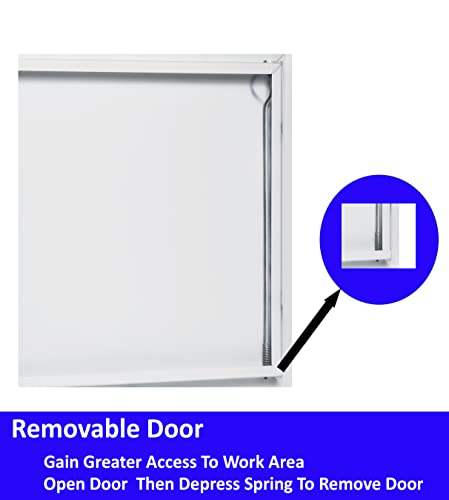 Premier Access Panel 10 x 10 Metal Access Door for Drywall 3000 Series Access Panel for Wall and Ceiling Electrical and Plumbing (Screwdriver Latch)
