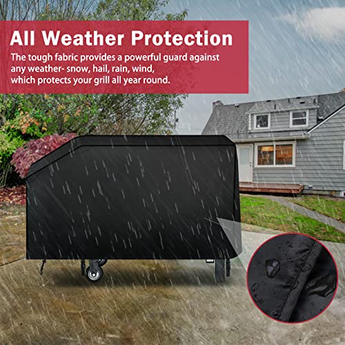 iCOVER 28 inch Griddle Cover for Blackstone,Waterproof Lightweight Polyester Flat Top BBQ Cover for Blackstone 28" Outdoor Cooking Gas Grill Griddle with One Side Shelf