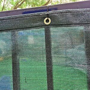 ZRSWV 3ft x 16.4ft Heavy Duty Privacy Screen Fence, Shade Cloth Windscreen Mesh Fabric with Grommet, Shading Rate 95% with Free Zip Ties, Shade Net Awning for Balcony Privacy