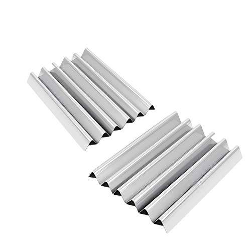 SafBbcue Flavorizer Bars 67670 18" Stainless Steel Burner Covers Compatible Weber Summit 600 Series E-640 S-640 E-650 S-650 E-660 S-660 E-670 S-670 Gas Grills, 12-PCS Flame Tamers