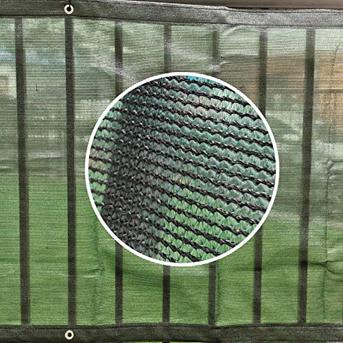 Sogaml Balcony Privacy Shield Sun Protection, Windproof Sun Shade UV Protection Privacy Screen Balcony Fence Mesh Net for Wall Garden Yard Porchs Deck Patio(3.5ftx16.4ft, Black)