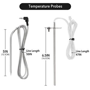 Stanbroil Digital Thermostat Kit for Camp Chef Wood Pellet Grills, Comes with RTD Temperature Sensor and Dual Meat Probes