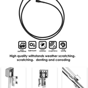 Uniflasy Replacement Parts Kit for Charbroil Performance 5 Burner 463347519, 475 4 Burner 463347017, 463673017, 463376018P2, Heat Plate Tent Shield, Grill Burner Pipe, Adjustable Crossover Tube