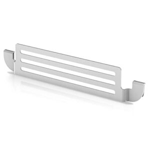 toymis spatula holder for blackstone griddle, stainless steel griddle spatula holder clip accessories silver bbq spatula rack compatible with camp chef royal gourmet and other griddles(1 piece)