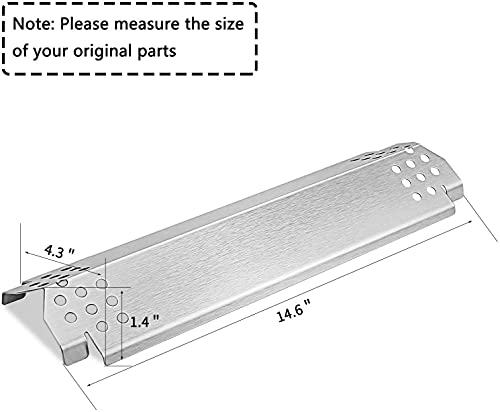 Outdoor Bazaar Repair Kit Nexgrill 720-0896B 720-0896E 720-0896C Deluxe 6 Burner Gas Grills, 6-Pack Flame Tamers & Grill Burners Replacement for Nexgrill 720-0882A 720-0896 720-0925