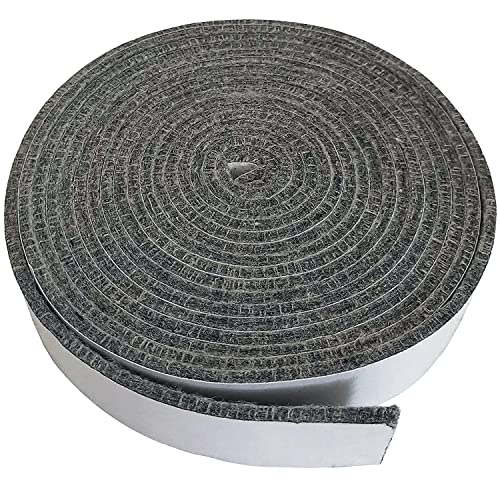 High Temp Gasket Replacement,High Heat BBQ Gasket Tape Self Stick Felt 14.7ft Long, 7/8" Wide, 1/8" Thick