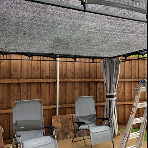 Black Shade Cloth Outdoor Roller Shade,Balcony Privacy Screen Cover, for Plant Cover, Greenhouse, Barn Or Kennel, Flowers, Plants