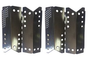 grill parts zone porcelain heat shield for stok sgp4130n, sgp4330, sgp4330sb gas models, set of 2