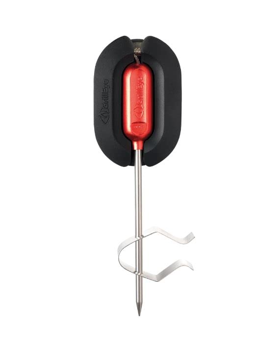 GrillEye, Black GE0002 Professional Meat Temperature Probe and Ambient Clip