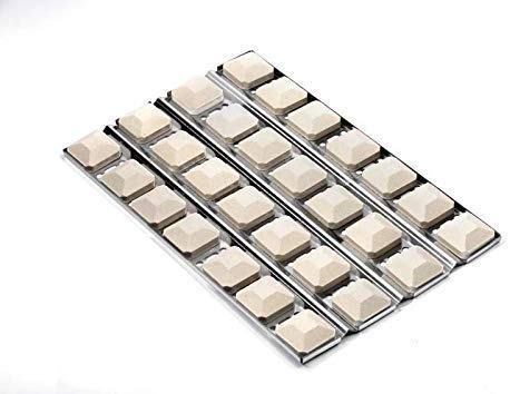 Votenli S9255A(1-Pack) S9256A(1-Pack) Stainless Steel Heat Plate and Ceramic Briquettes (54-Pack) Replacement for Dynasty DBQ30F