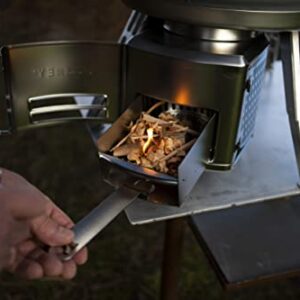 Roccbox Wood Burner 2.0, Accessories, Wood Fire, Outdoor Cooking, Burning, Backyard, Use with Gozney Roccbox Pizza Oven