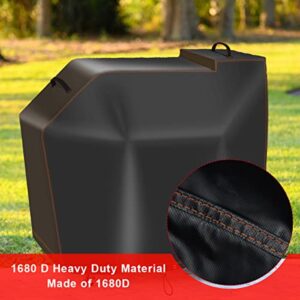 56inch Grill Cover for Masterbuilt 560 and 800 Digital Charcoal Smoker Grill, 1680D Waterproof Griddle Cover for Masterbuilt MB20080220 Gravity Series Grills, Black