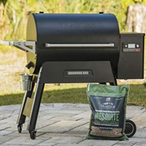 Traeger Grills Pro Series 34 Electric Wood Pellet Grill and Smoker, Bronze & Grills Mesquite 100% All-Natural Wood Pellets for Smokers and Pellet Grills, BBQ, Bake, Roast, and Grill, 20 lb. Bag