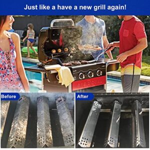 Aibabcue Grill Replacement Parts for Nexgrill 720-0830H, 720-0830A, Kenmore 720-0830A Grill Model, Stainless Steel Heat Shield Plate Tent, Grill Burner, Igniter for Nexgrill Gas Grill 720-0830h