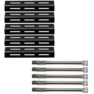 htanch pn1631(5-pack) a1631(5-pack) 15 1/16" heat plate and burner replacement kit for kenmore sears p01705009e, p01708034e, p02008010a, p02008029a, grill chef pat502, pat-502