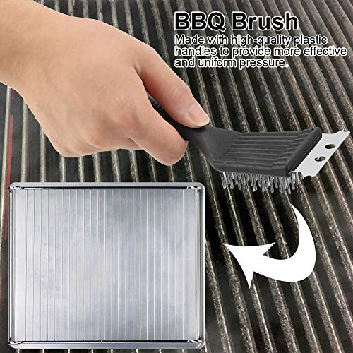 Grill Brush, Uniform Pressure Effective BBQ Grill Brush, Barbecue Net for Family Kitchen