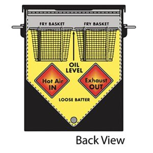 Bayou Classic 700-701 4-gal Stainless Bayou Fryer Includes 2 Stainless Mesh Baskets Fry Thermometer Drain Valve High Pressure Regulator w/ 48-in Stainless Braided LPG Hose