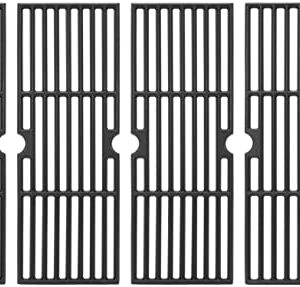 Cast Iron Grill Grates for Charbroil Performance 5 Burner Grills 463275517 463243518 463243519 463275717, Cooking Grids for Charbroil Performance 6 Burner 463274419 Grill, G470-0002-W1 G470-0003-W1