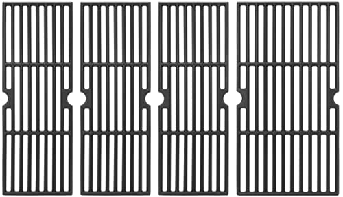 Cast Iron Grill Grates for Charbroil Performance 5 Burner Grills 463275517 463243518 463243519 463275717, Cooking Grids for Charbroil Performance 6 Burner 463274419 Grill, G470-0002-W1 G470-0003-W1