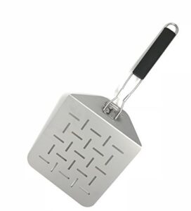 big flipper bbq spatula and pizza peel - folds for easy storage