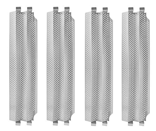 Stainless Steel Heat Plates Replacement Parts for Viking VGBQ 30 in T Series, VGBQ 41 in T Series, VGBQ 53 in T Series, VGBQ30, VGBQ41, VGBQ53, 4PCS