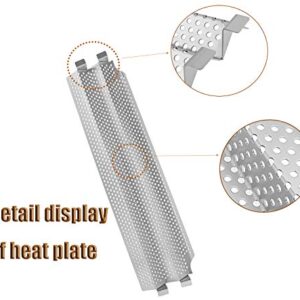 Stainless Steel Heat Plates Replacement Parts for Viking VGBQ 30 in T Series, VGBQ 41 in T Series, VGBQ 53 in T Series, VGBQ30, VGBQ41, VGBQ53, 4PCS