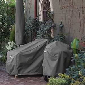 Classic Accessories Ravenna Water-Resistant 33 Inch Square Smoker Grill Cover