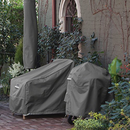 Classic Accessories Ravenna Water-Resistant 33 Inch Square Smoker Grill Cover