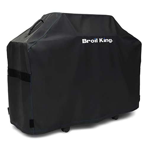 Broil King 68487 Heavy Duty PVC Polyester Grill Cover,Black, 58-Inches