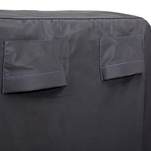 Broil King 68487 Heavy Duty PVC Polyester Grill Cover,Black, 58-Inches