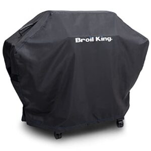 Broil King 68487 Heavy Duty PVC Polyester Grill Cover,Black, 58-Inches