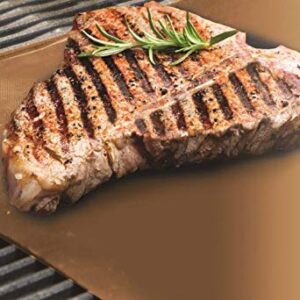 Yoshi Copper Grill and Bake Mats (Set of 2)