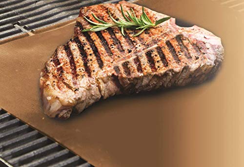 Yoshi Copper Grill and Bake Mats (Set of 2)