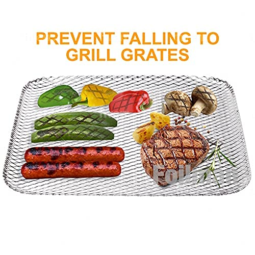 Foilman Grill Toppers - Clean Grill BBQ Disposable Toppers- 16 x 12Inch - (10 Pack) -Your Hot Dogs Will Never Fall Through The Cracks Again