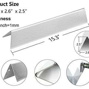 Weber Grill Spirit Replacement Parts, 7636 Weber Spirit Grill Parts 15.3 Inch Flavorizer Bars with 69787 Burner for Weber Spirit I & II 300 Series, Spirit E310 E320 E330 S310 S320 S330