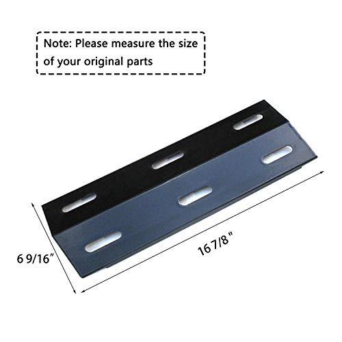 Hisencn Repair Kit Replacement for Ducane 3 Burner 17" 3100, 3200, 3400, 30400040, DUCHD1, 30500048, 30500602, DUCHP1 Gas Barbecue Grill Pipe Burner Tube, Heat Plate Tent Shield, Burner Cover