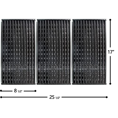 VICOOL 17" Porcelain Coated Infrared Grill Grates for 2 and 3 Burner Charbroil Tru-Infrared 300, 450 and Performance Models 463371716 463633316; G460-0500-W1