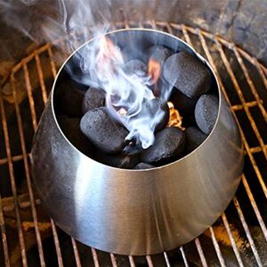 Dracarys BBQ Whirlpool for Weber Kettle 22 26.75 WSM Smokey Mountain- BBQ Steel Weber Whirlpool Grill Kettle (X-Large)