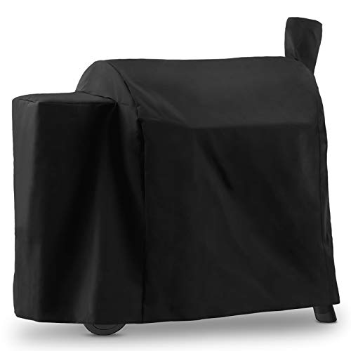 Arcedo Pellet Grill Cover Compatible for Traeger 34, Z Grill 450 600 700, Pit Boss 820, Green Mountain, Waterproof Outdoor Full Length Smoker Cover, Fade Resistant BBQ Cover