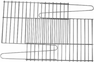 grillpro 91250 universal fit adjustable rock grate, silver