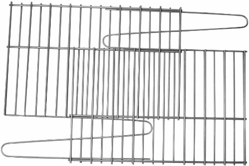 GrillPro 91250 Universal Fit Adjustable Rock Grate, Silver
