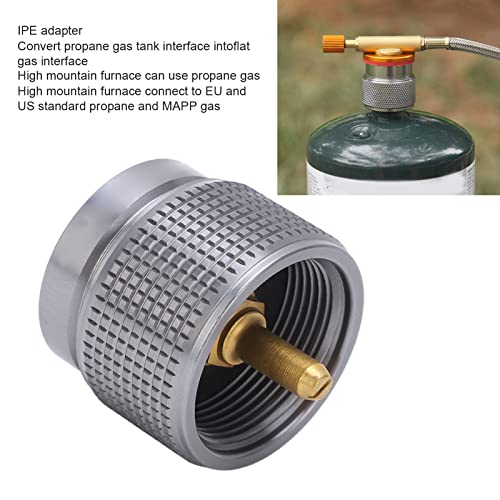 Propane Adapter, Corrosion Resistant Z22 Aluminum Alloy Gas Adapter Converter for Cylinder Container