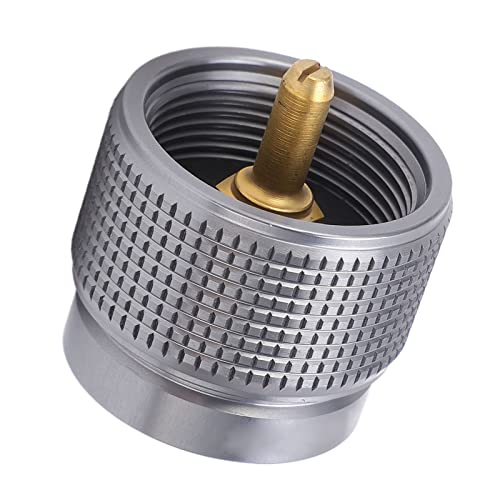 Propane Adapter, Corrosion Resistant Z22 Aluminum Alloy Gas Adapter Converter for Cylinder Container