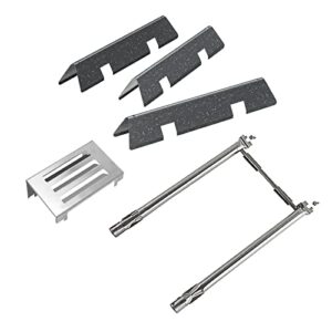 bbq-plus 67060 heat deflector,7635 15.3'' flavorizer bars,69785 burner tube replacement parts repair kit for weber spirit ii 200 series(with up front control), model years 2017 and newer