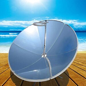 tfcfl parabolic portable solar cooker stoves magnesia camping outdoor 1.5m diameter 1800w (700-1000°c)