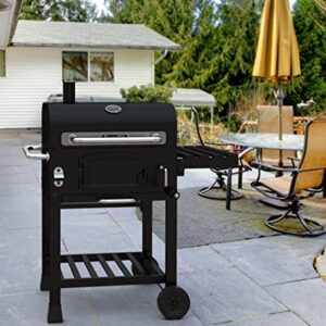 Dyna-Glo DGD381BNC-D Compact Charcoal Grill, Black